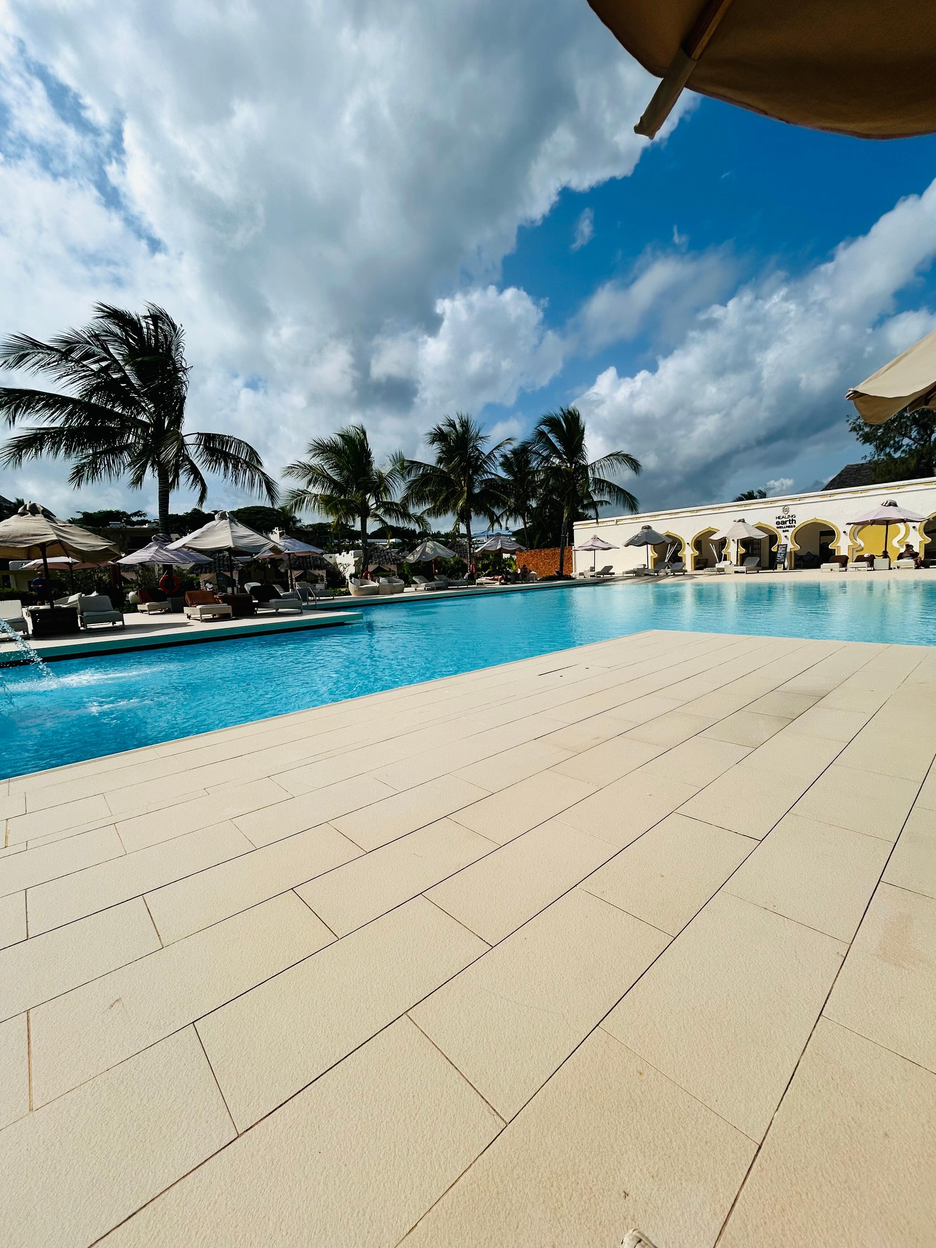 Part of pool view 