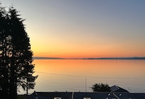 Sunset view from the deck