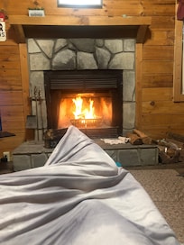 Just cool enough for a fire!❤️