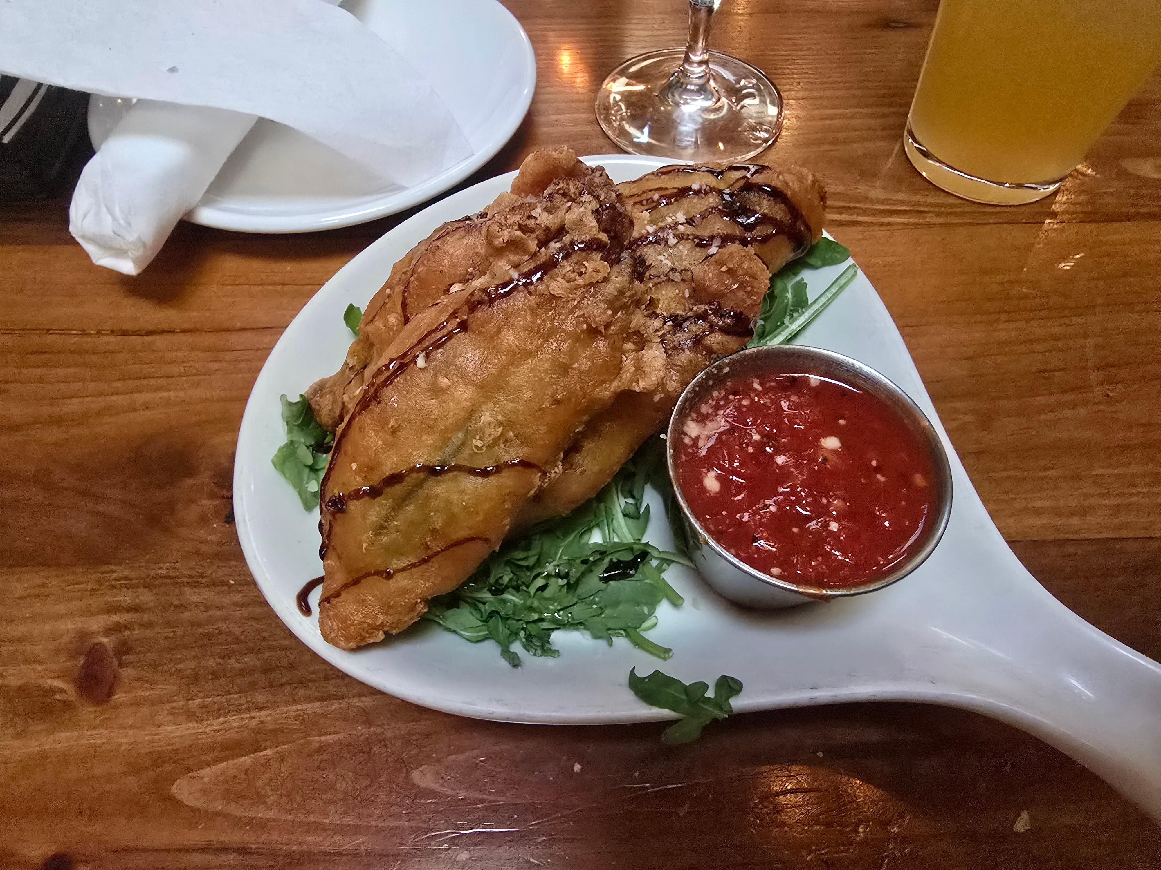 Squash Blossom appetizer 