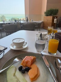 Café da manhã com vista