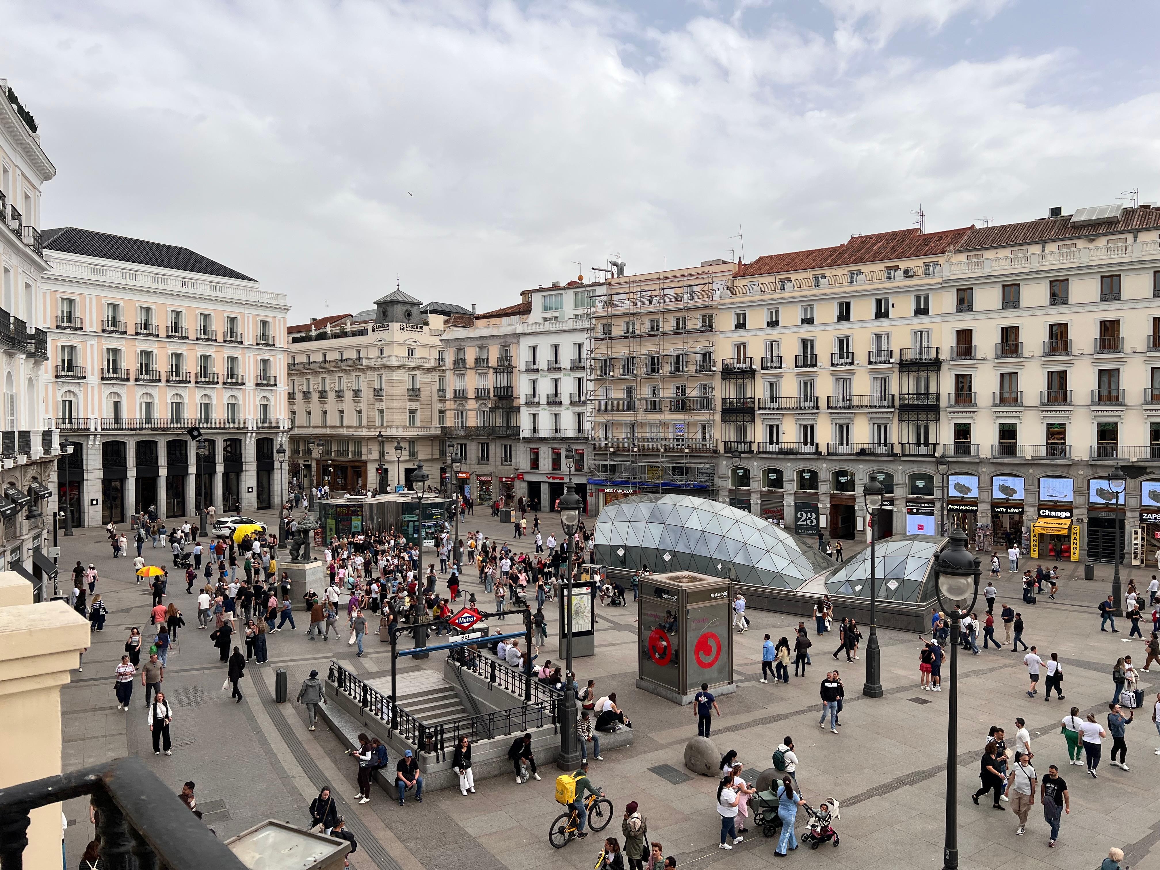 in from of the hotel-Puerto del Sol