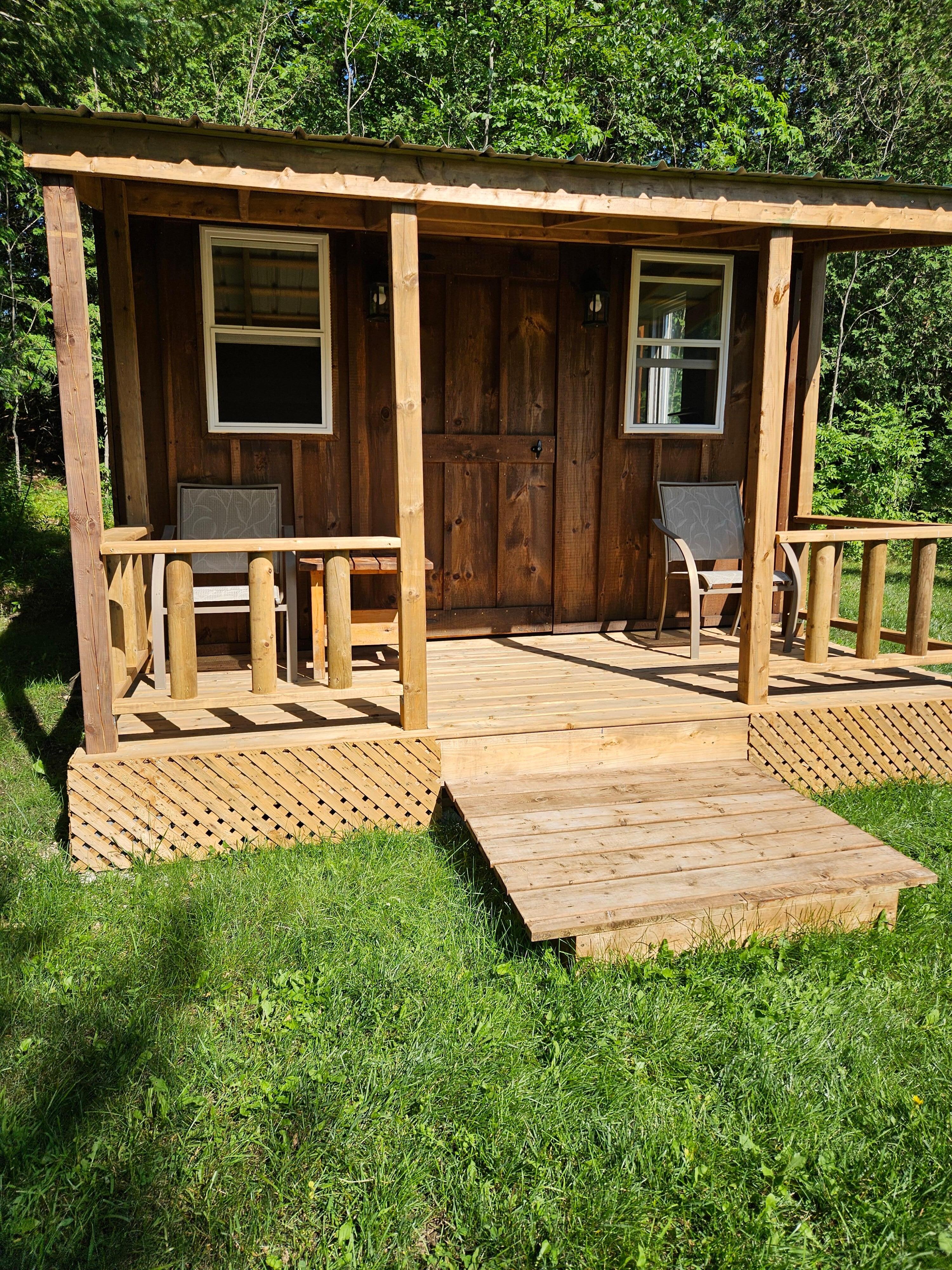The bunkie where my son slept