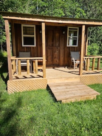 The bunkie where my son slept