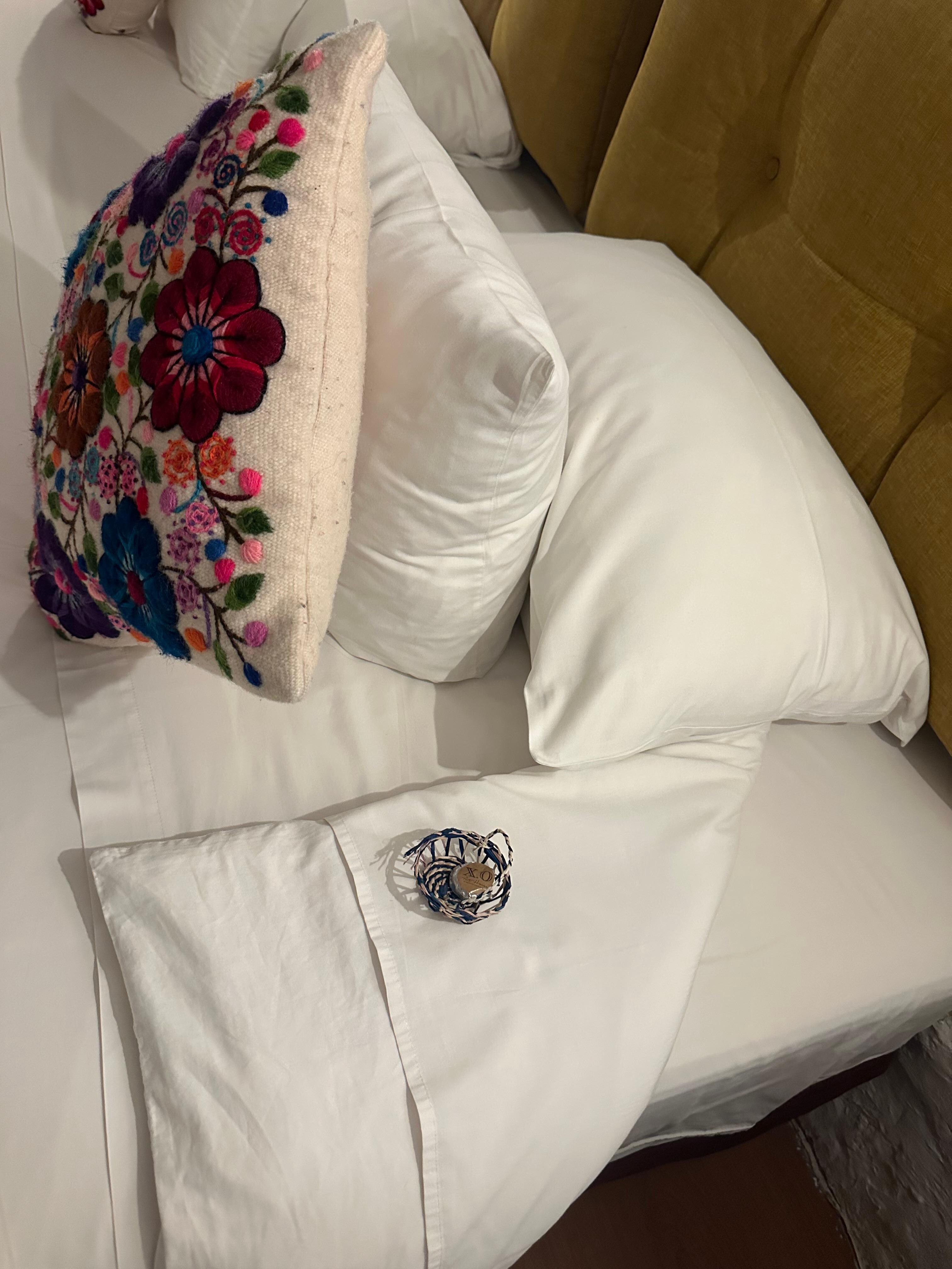 Chocolates on the pillows! 