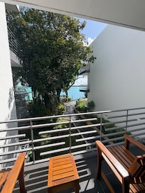 Our view from our room lots of birds to watch and wildlife