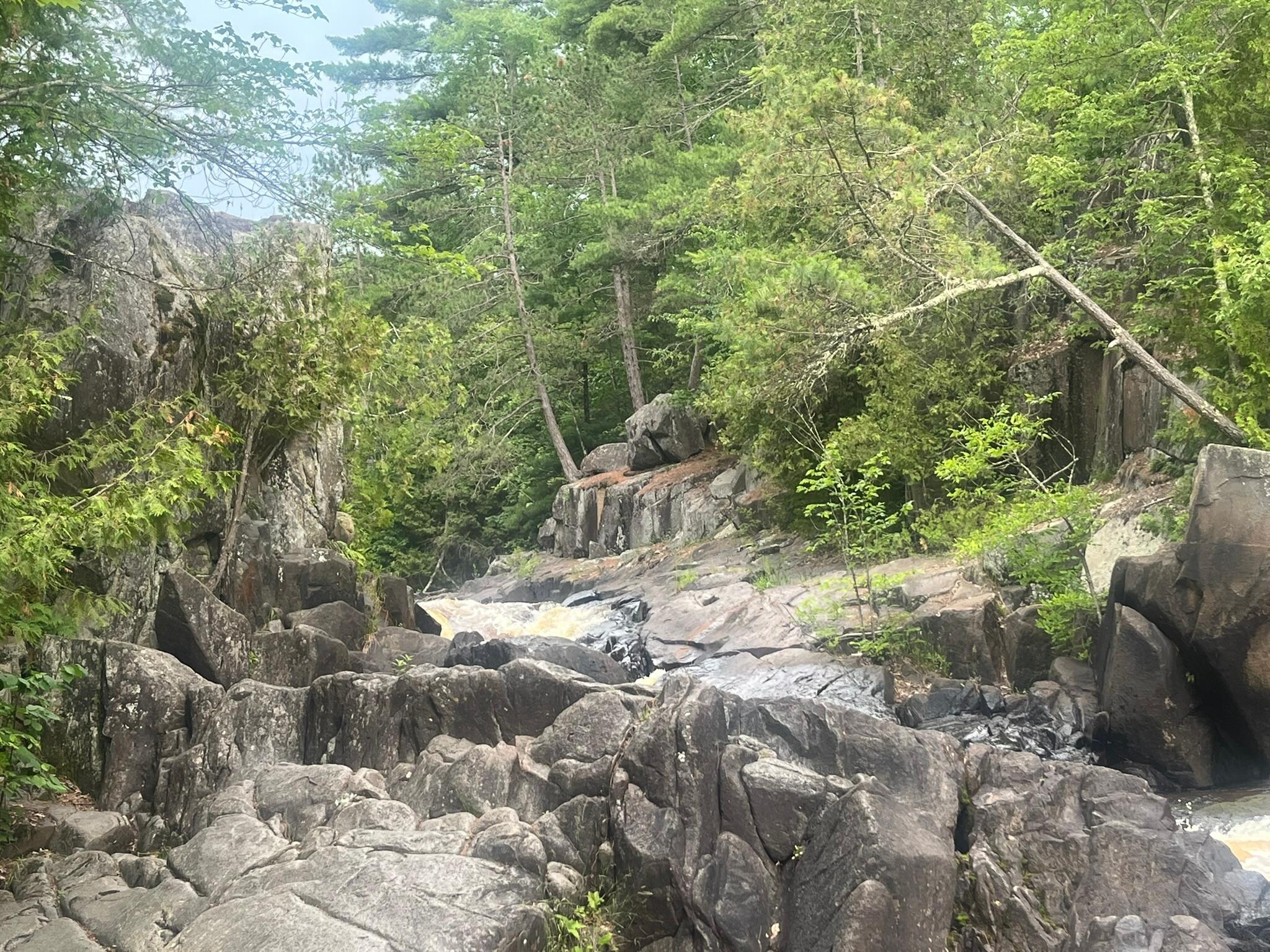 Dave's Falls nearby in Wisconsin
