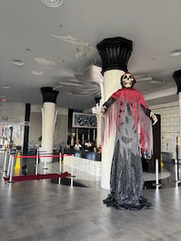 Water Damage pill paint in the lobby coming in. Please don’t visit there for vacation.