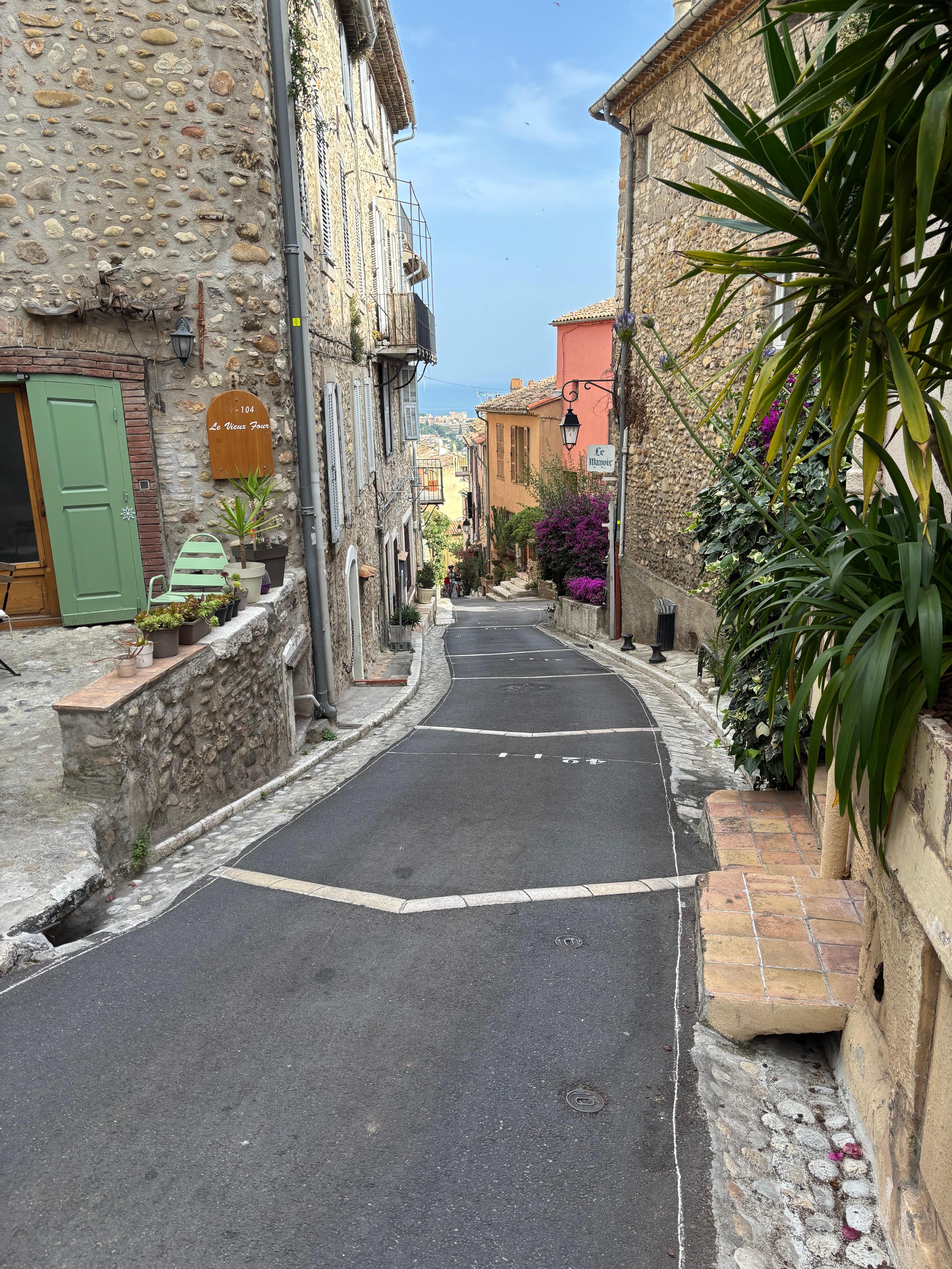 Street down the hill