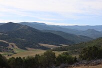 View from the front of the cabin.
