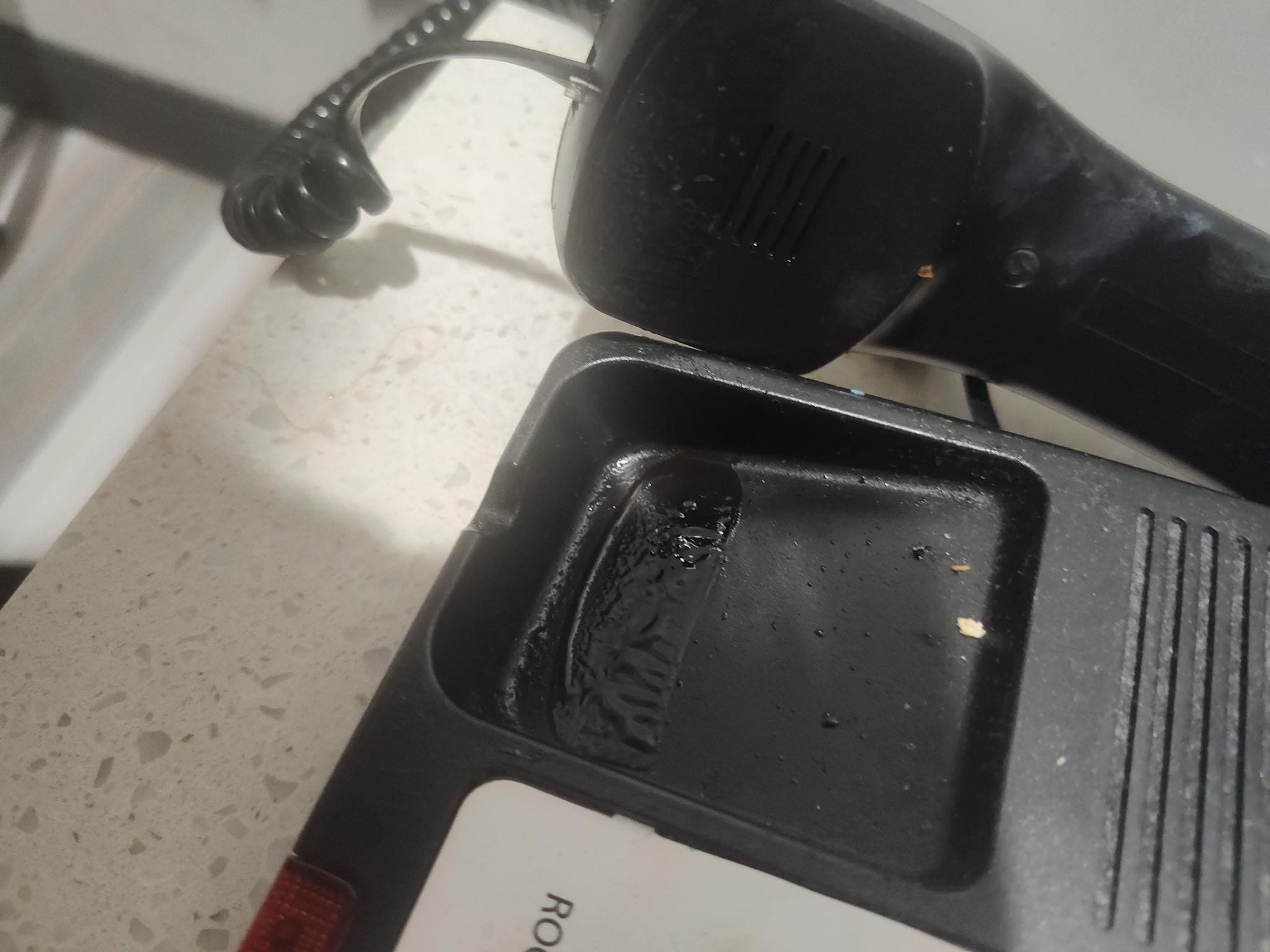 The disgusting telephone