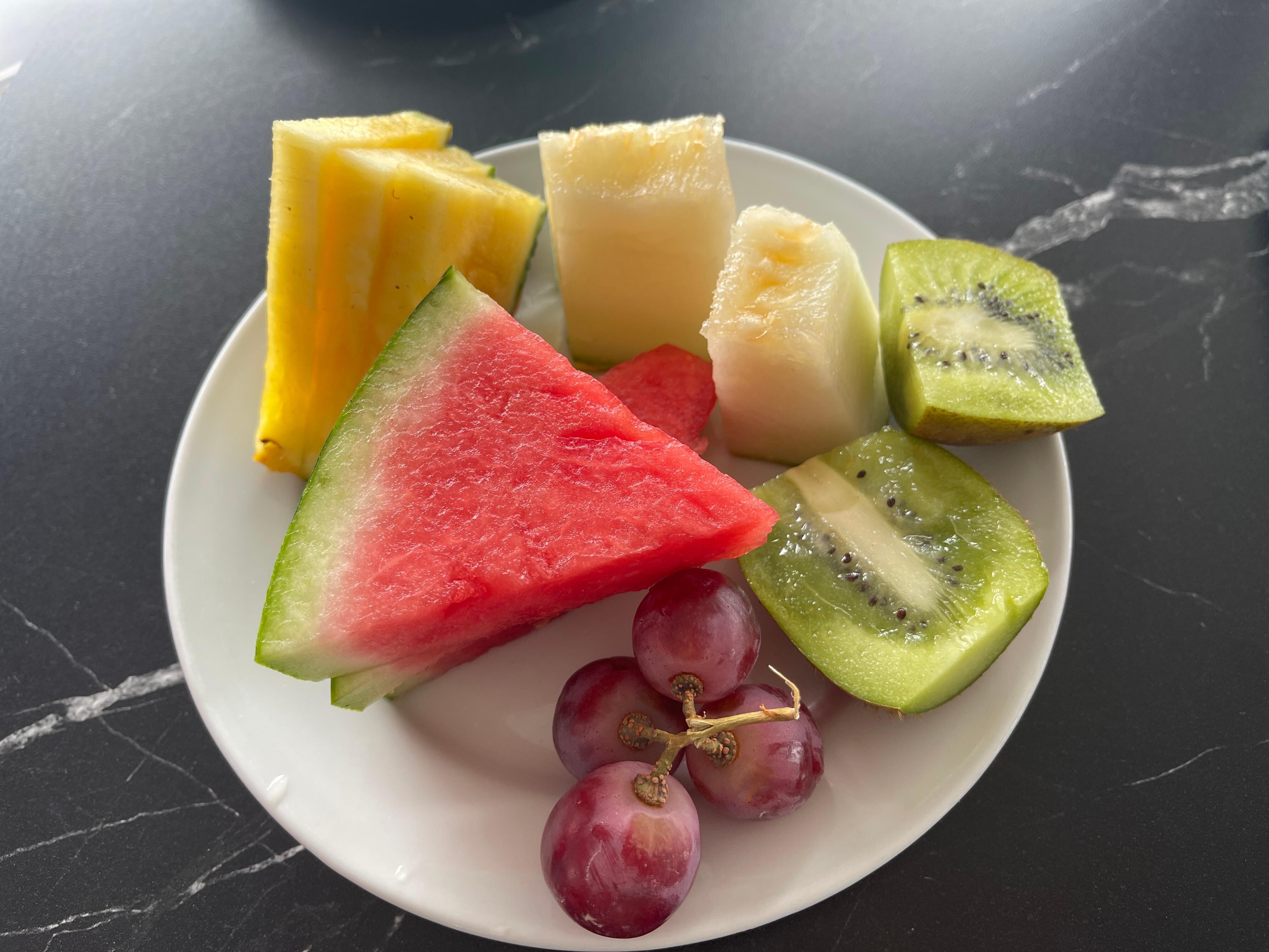 Fruits from breakfast 