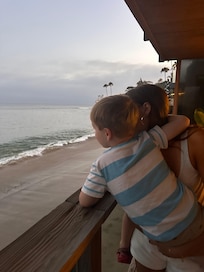 View from the main level deck