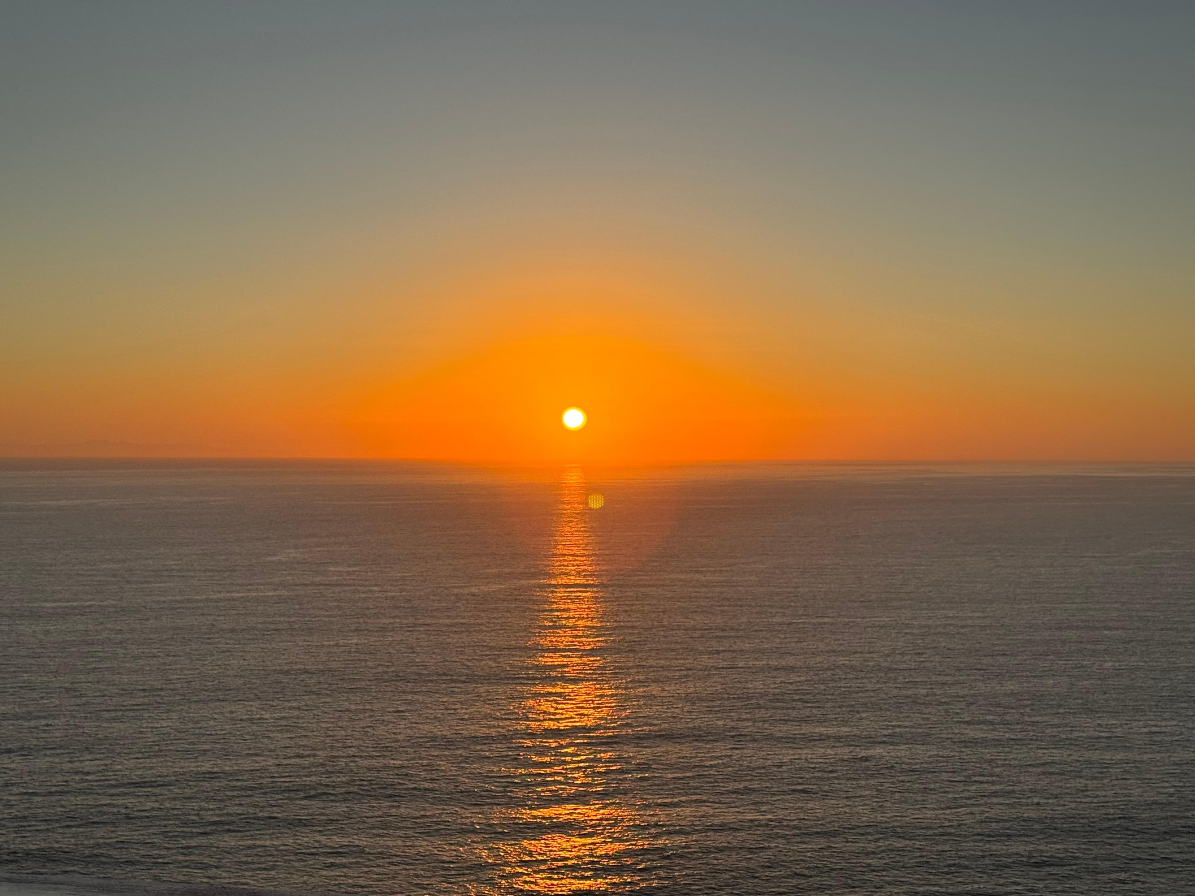 Sunset from the patio