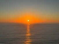 Sunset from the patio