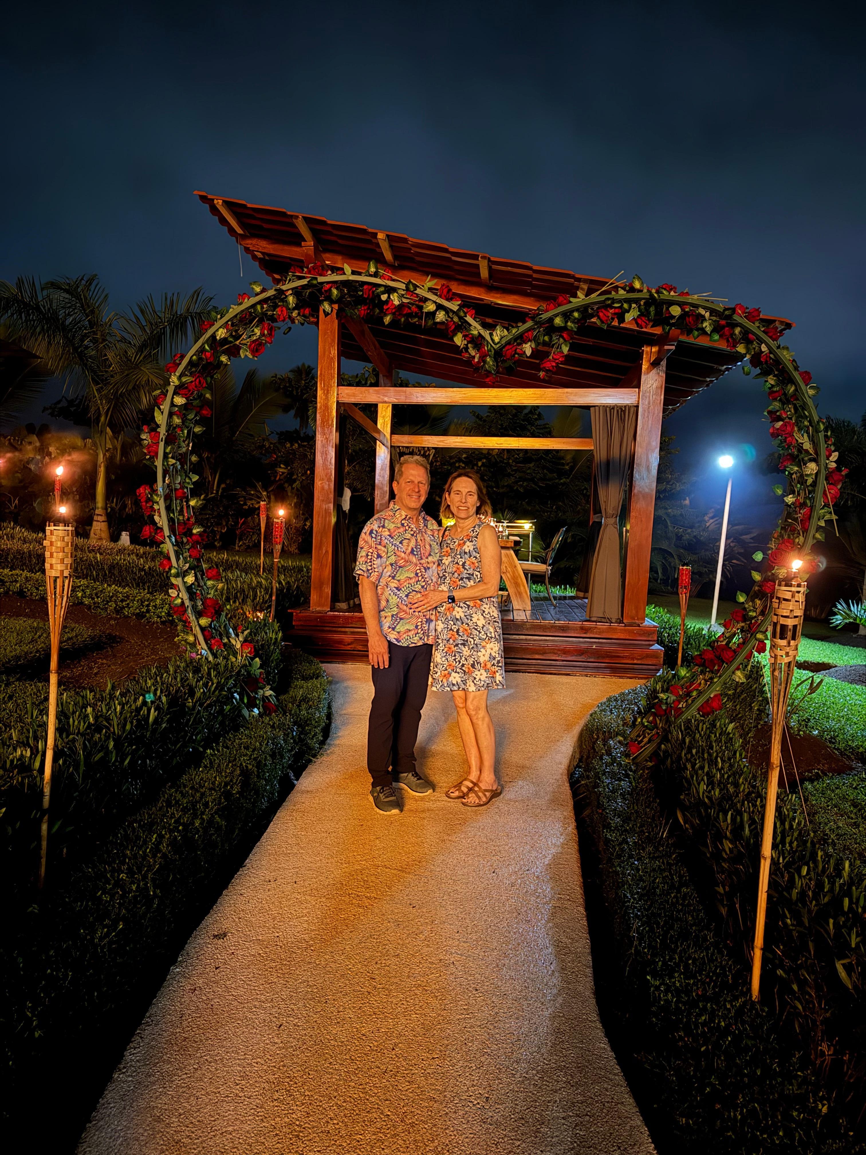 Entrance to our Valentine’s Day celebration!