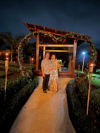 Entrance to our Valentine’s Day celebration!