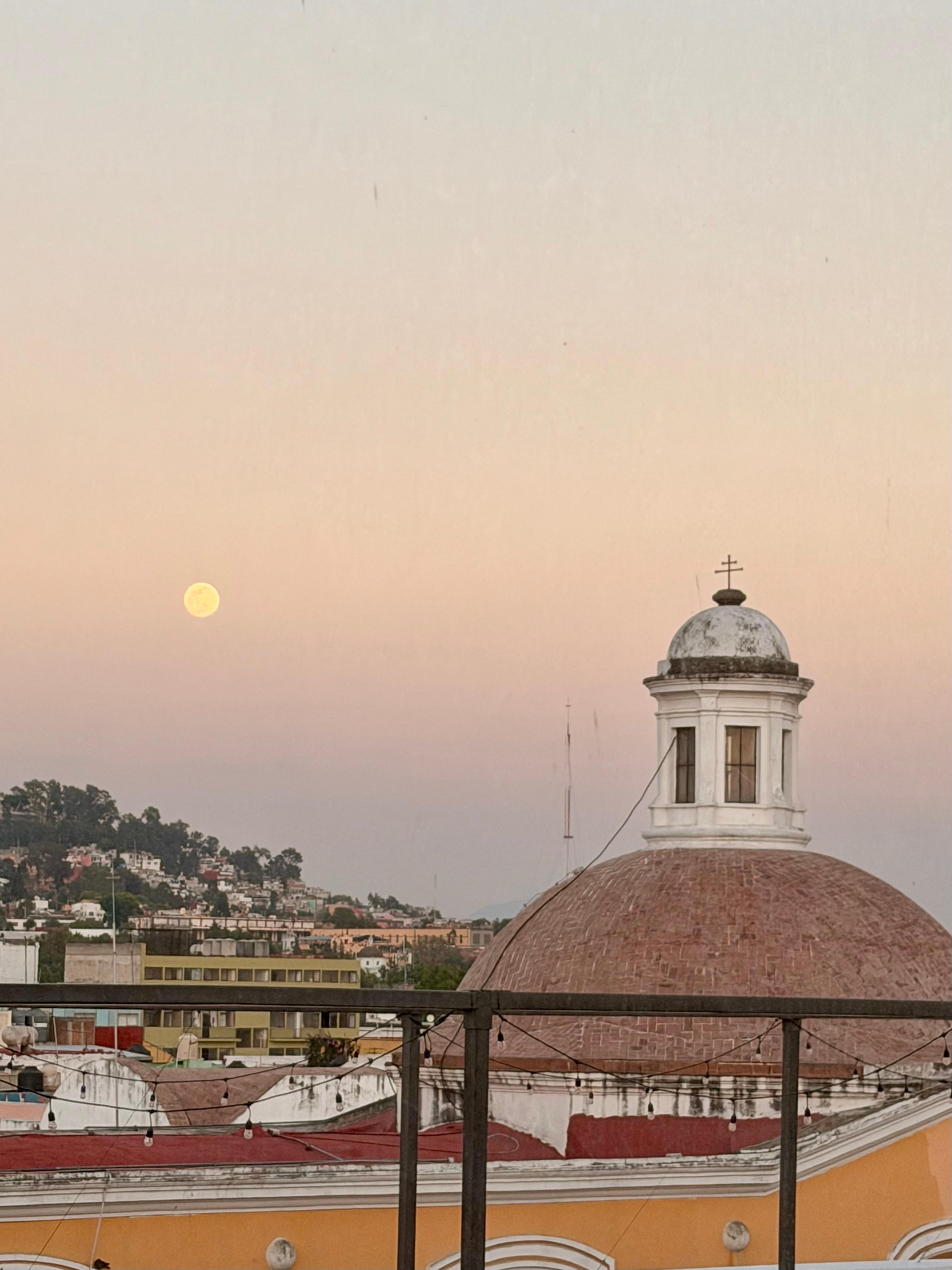 View from our room late in the evening 