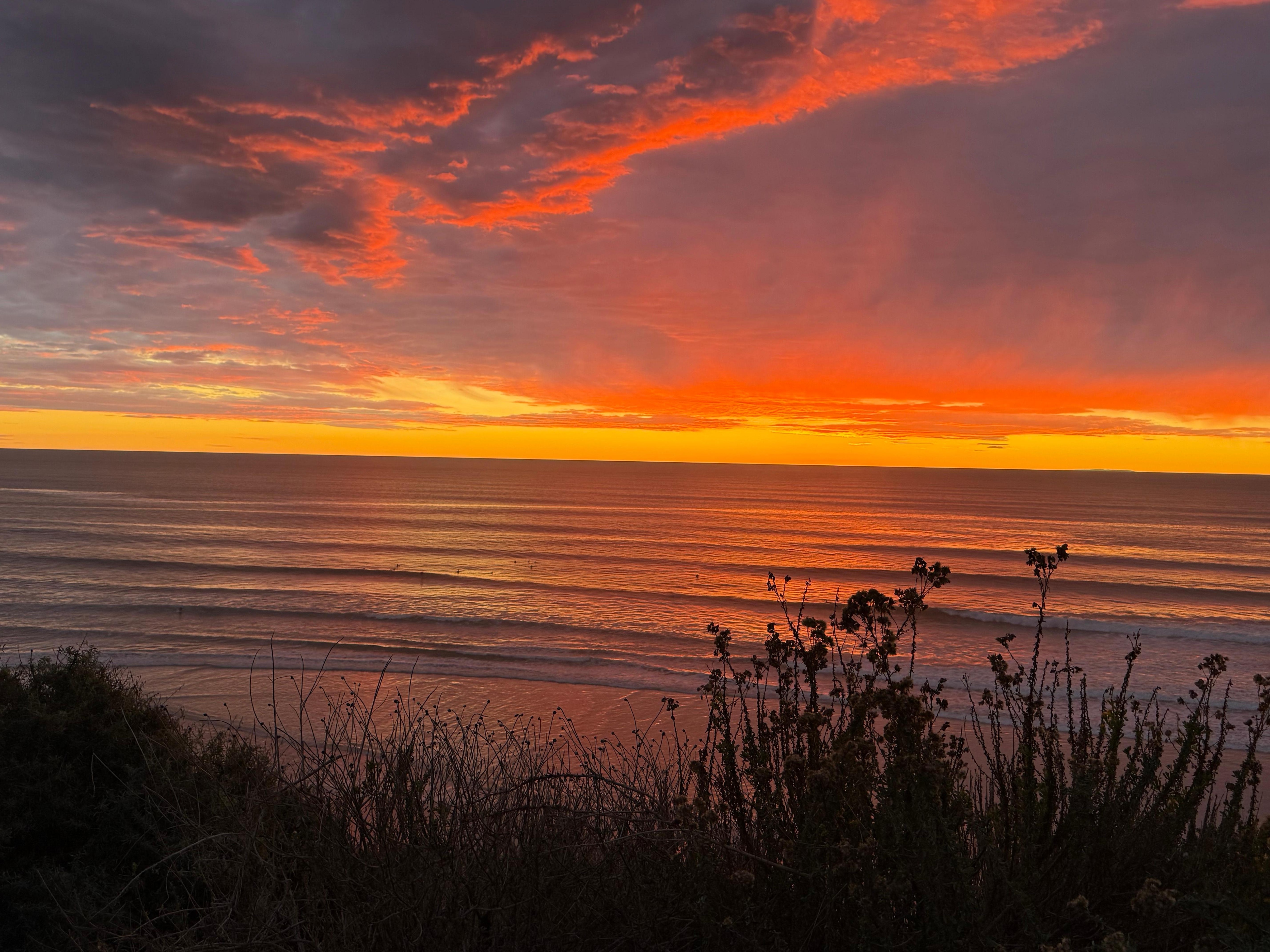 Sunset from just across the street