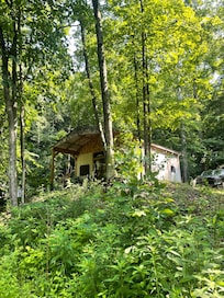 Glampcamp from the firepit