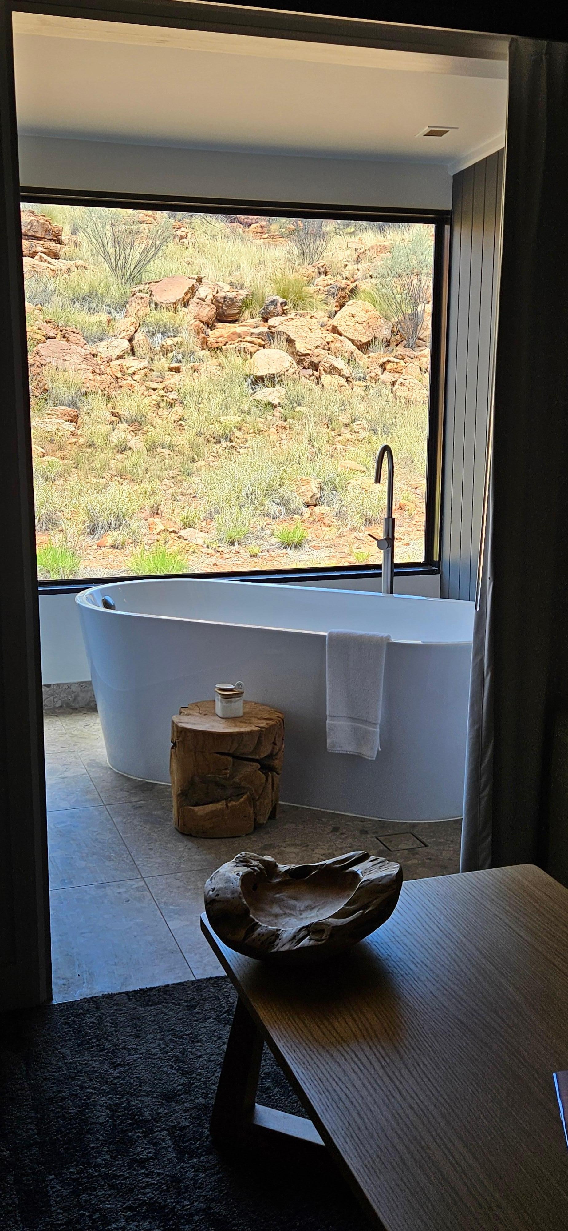 The amazing bath with a view