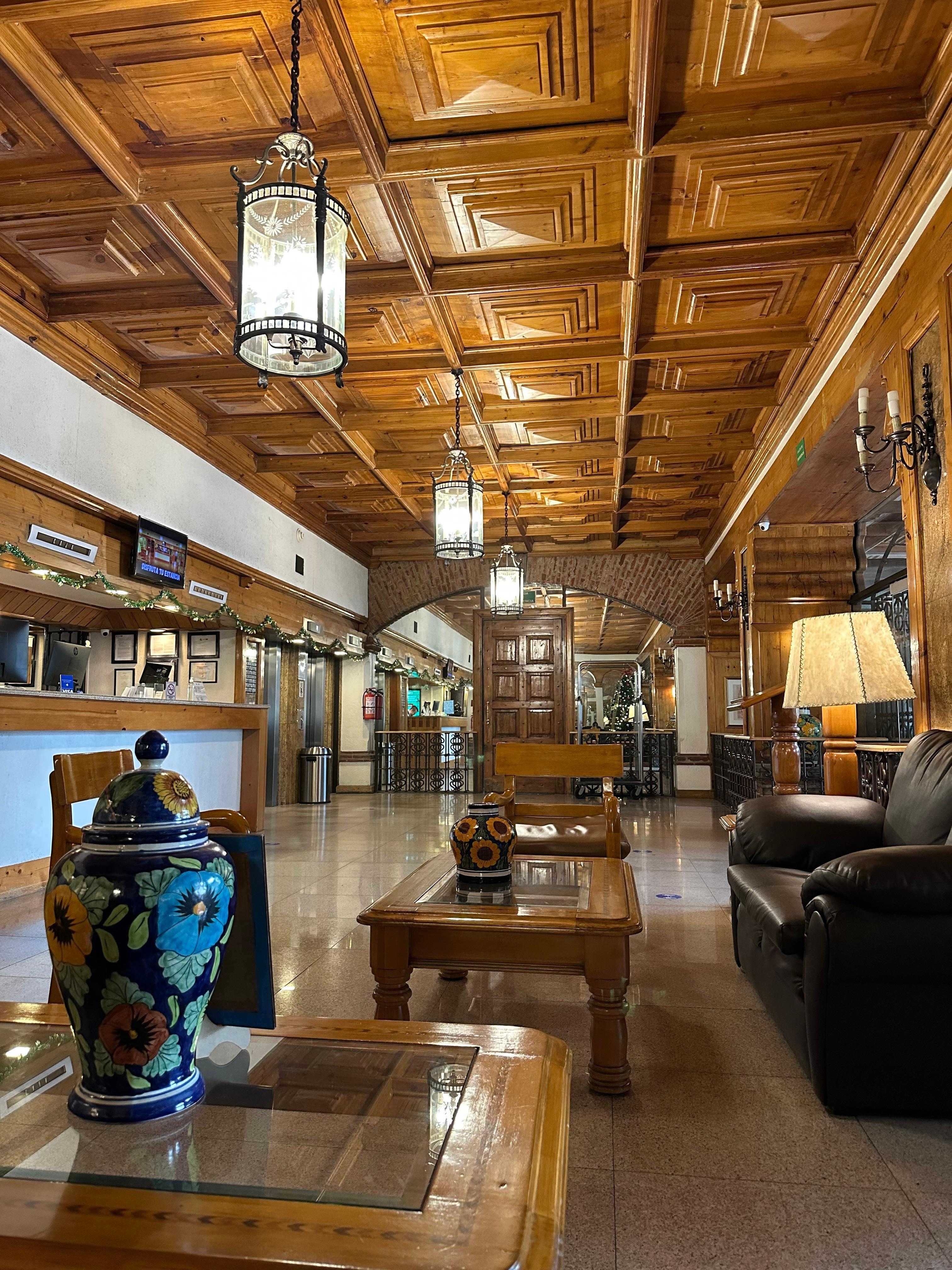 La parte de la recepción muy amena 