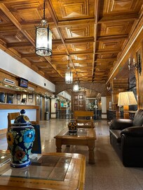 La parte de la recepción muy amena