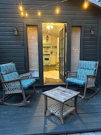 Lovely back porch.