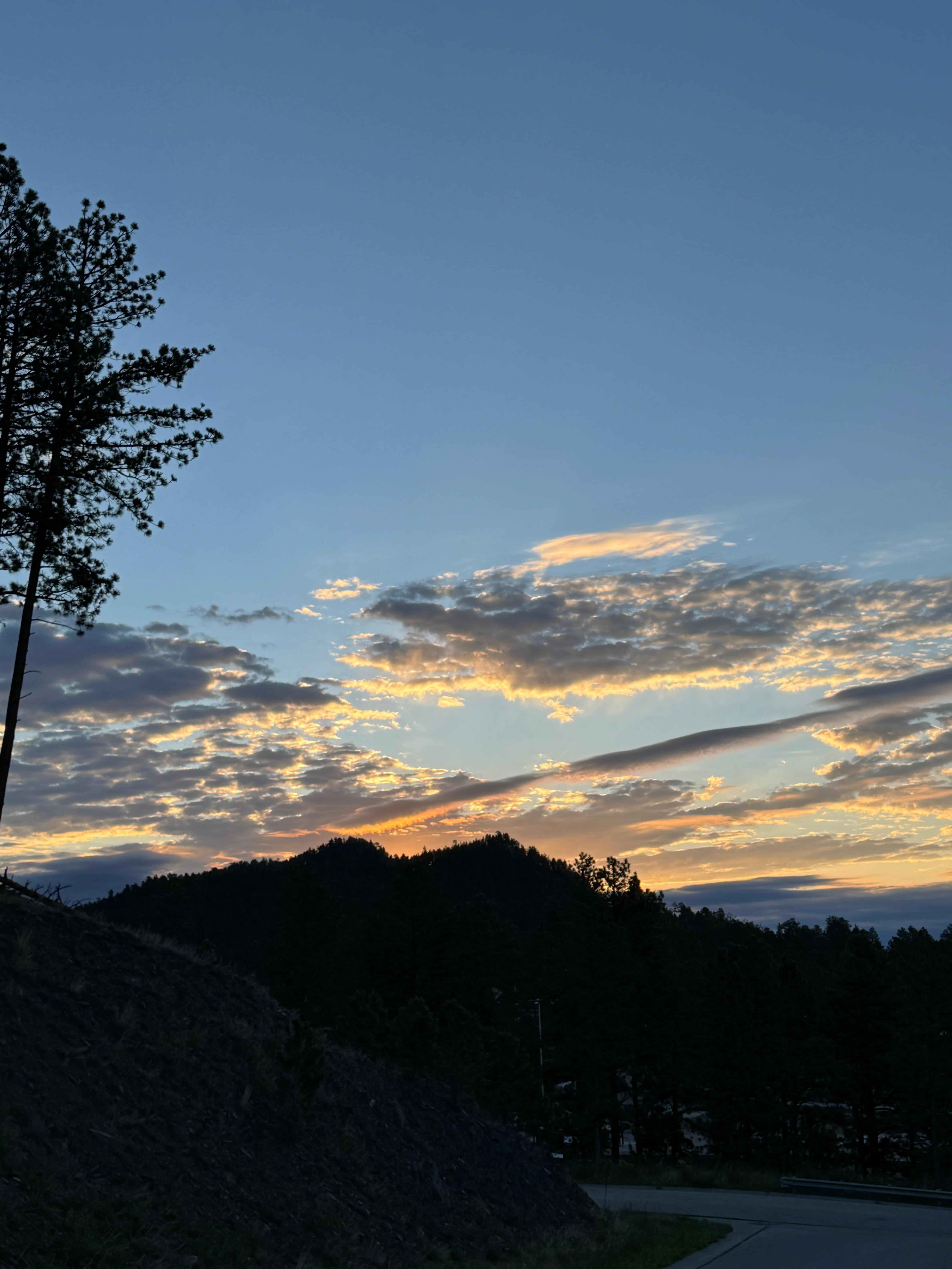 Sunrise from balcony