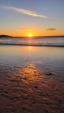 Sunset from the balcony!