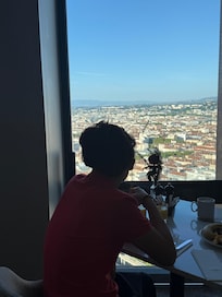 View from the restaurant