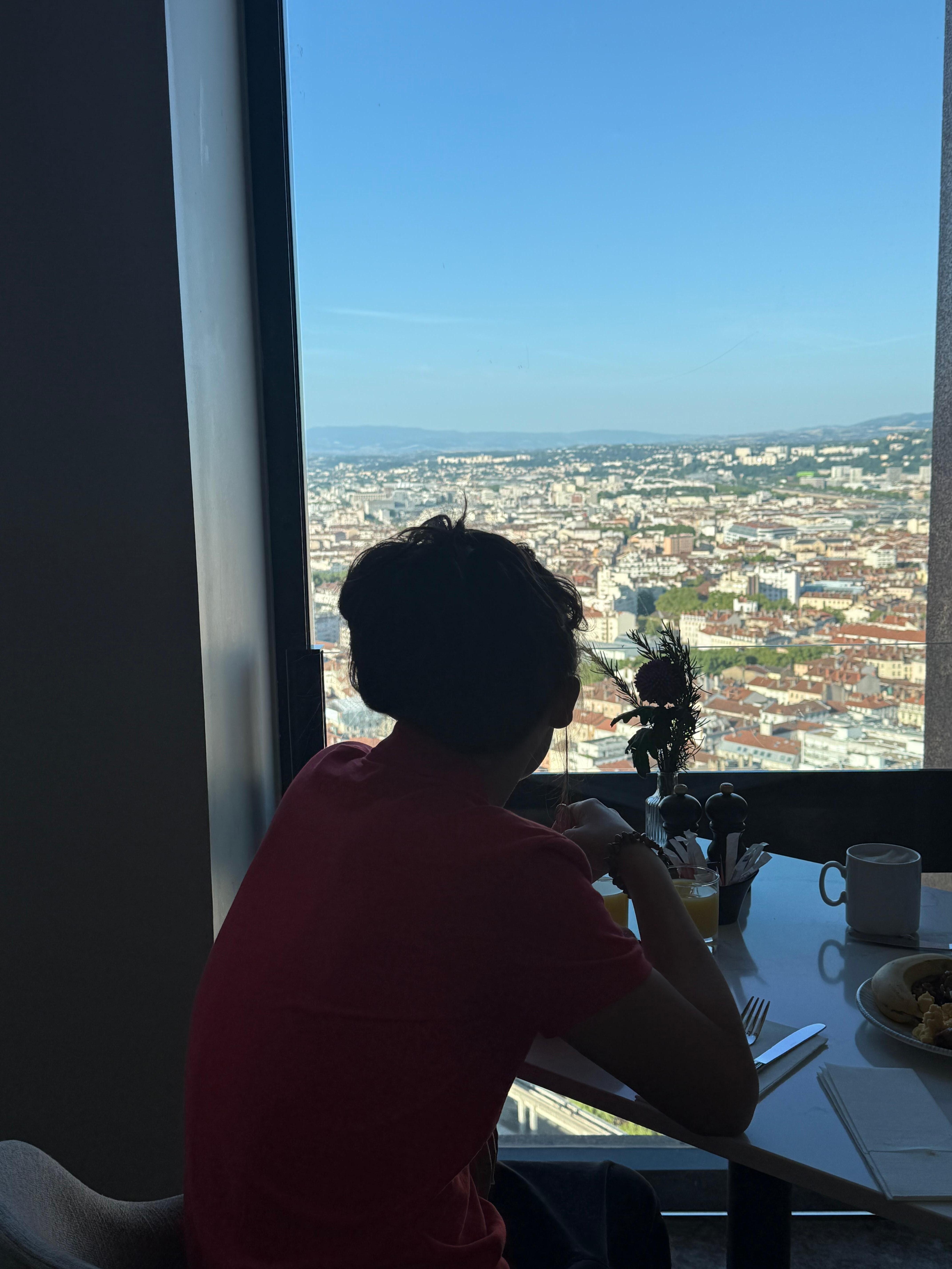  View from the restaurant 