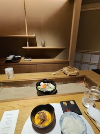 Dinner with local foods