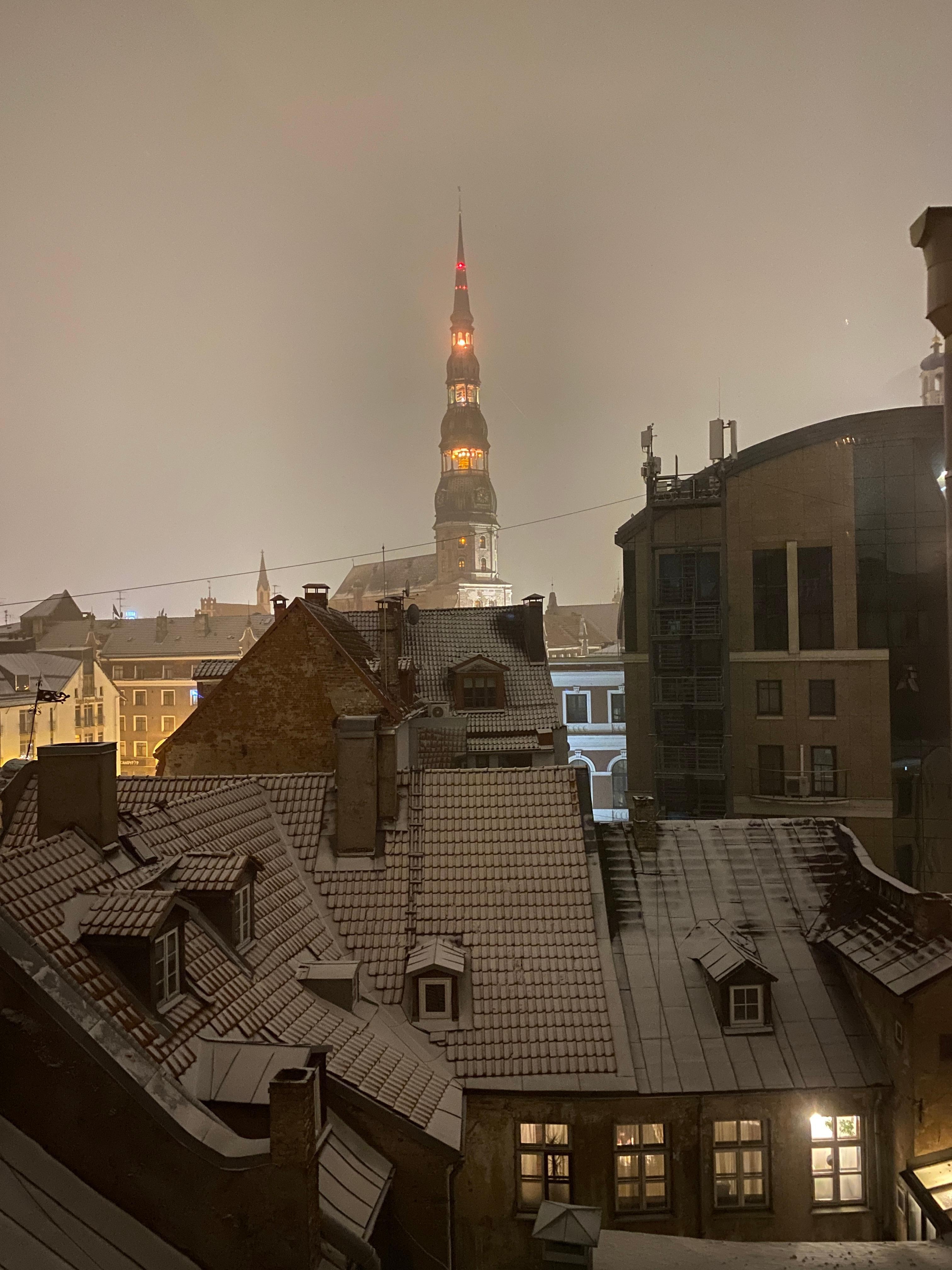 Views from our room, you have to hunt for them though as the windows are side on, there’s nothing to see as you walk in the room.