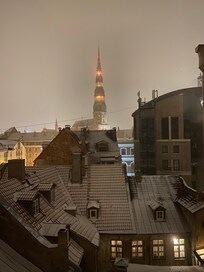 Views from our room, you have to hunt for them though as the windows are side on, there’s nothing to see as you walk in the room.