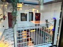 中庭?がありました。