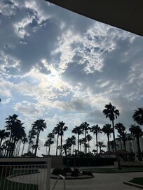 Sky views from the balcony