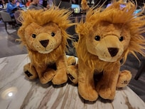 カウトダウンパーティーでプレゼントされたぬいぐるみ