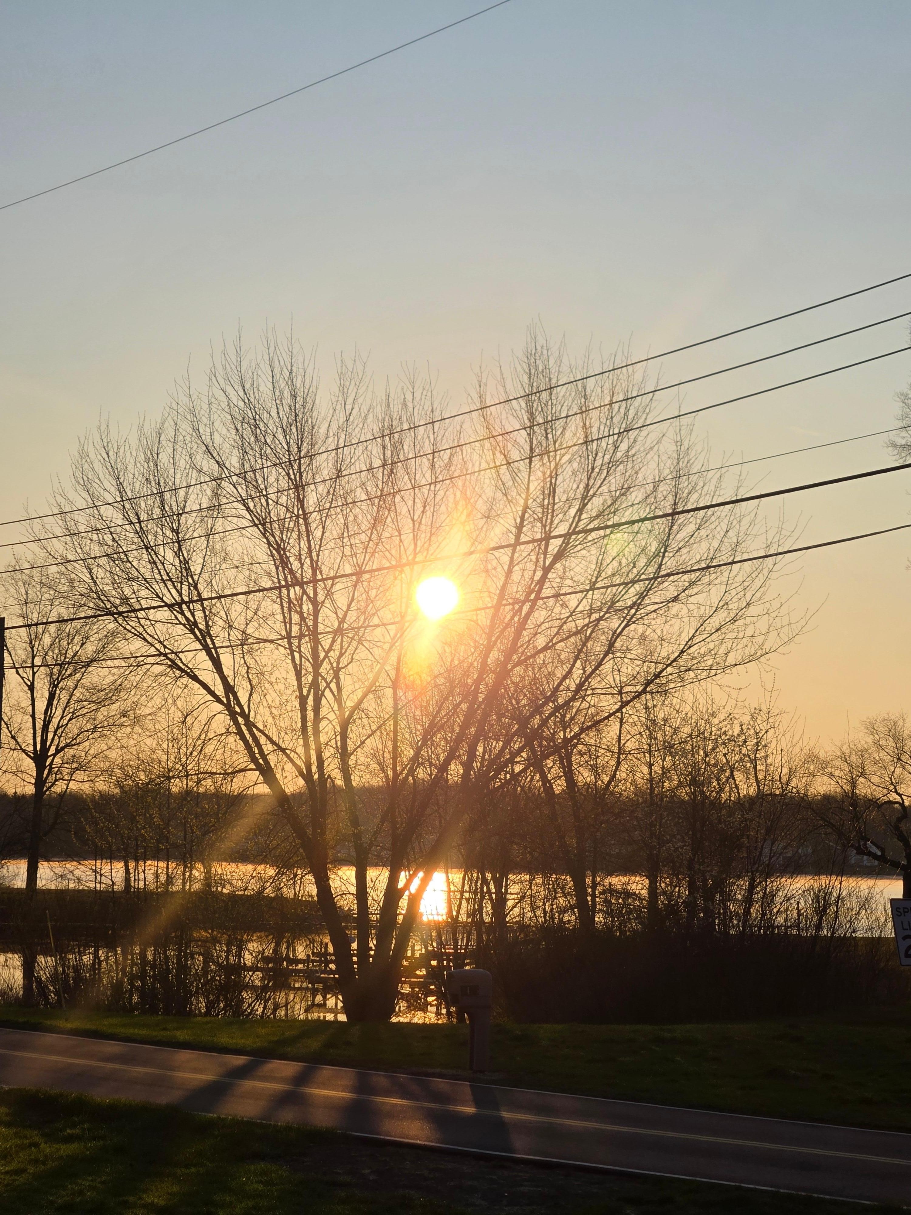 Beautiful sunrise view.