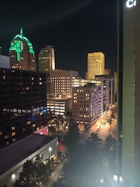 Night view from room