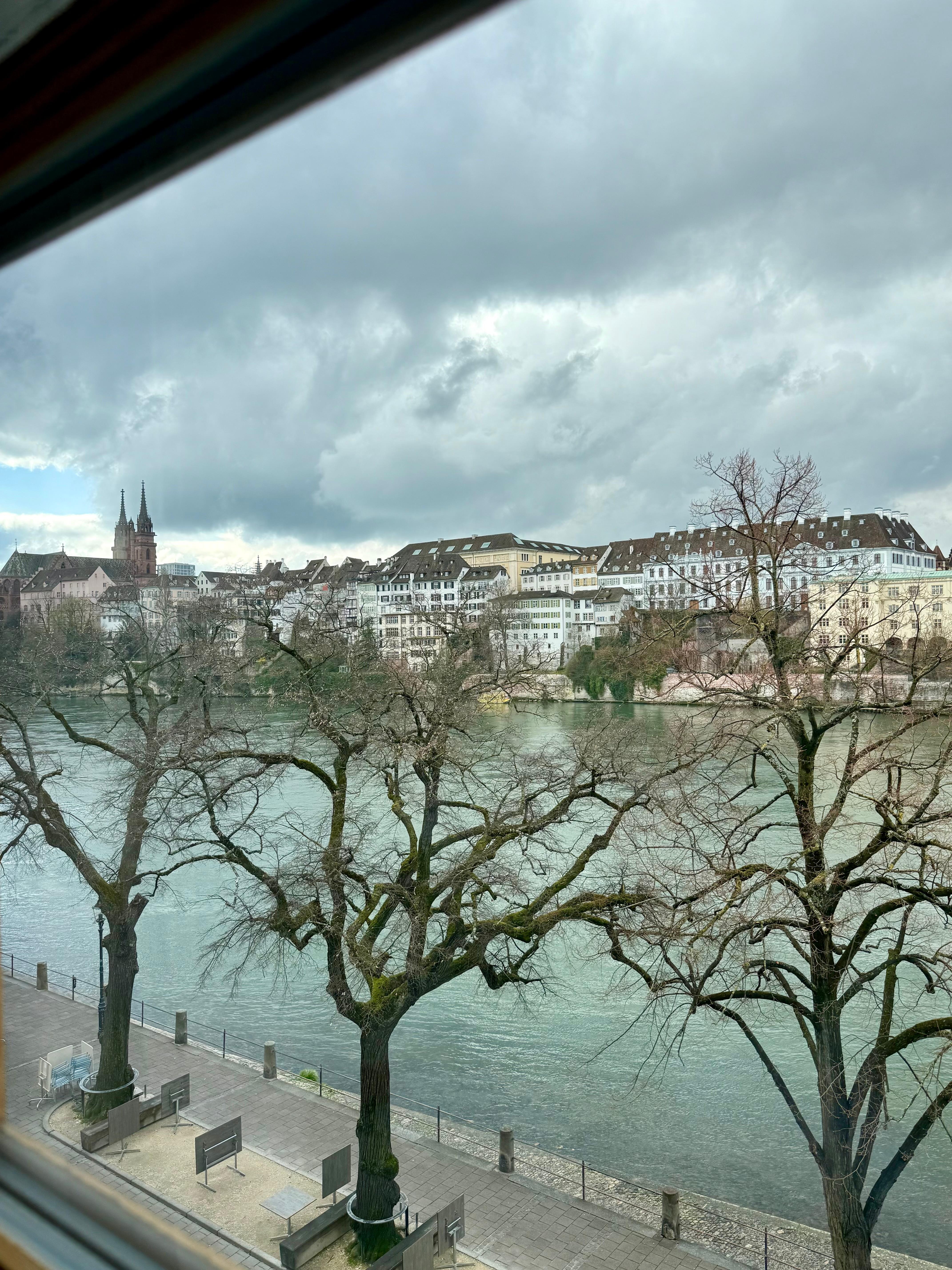 Out of our room window of the Rhein