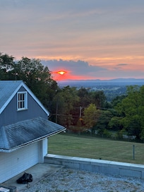 Sunset from the deck