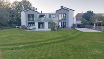 Haus wo sich das Apartment befindet.