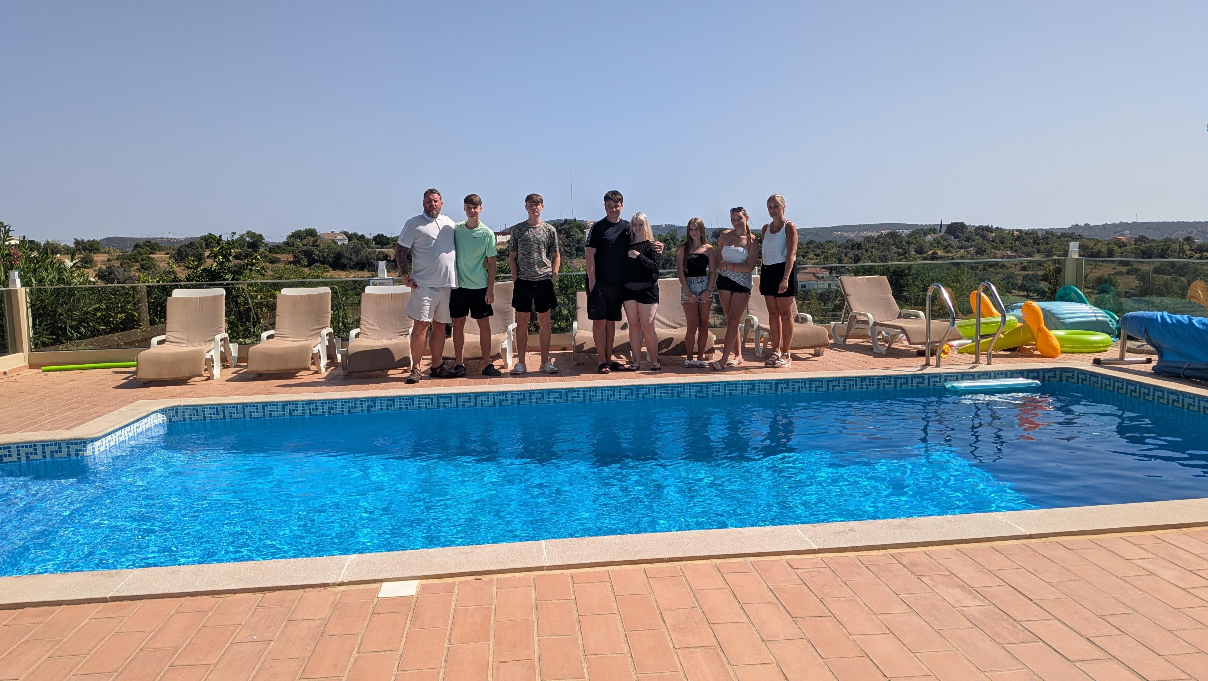 Our group. The Maslin Family. 