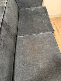Dirty and soiled couch