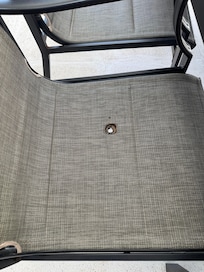 Holes in deck furniture