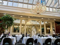 Breakfast room at the Grand Palace