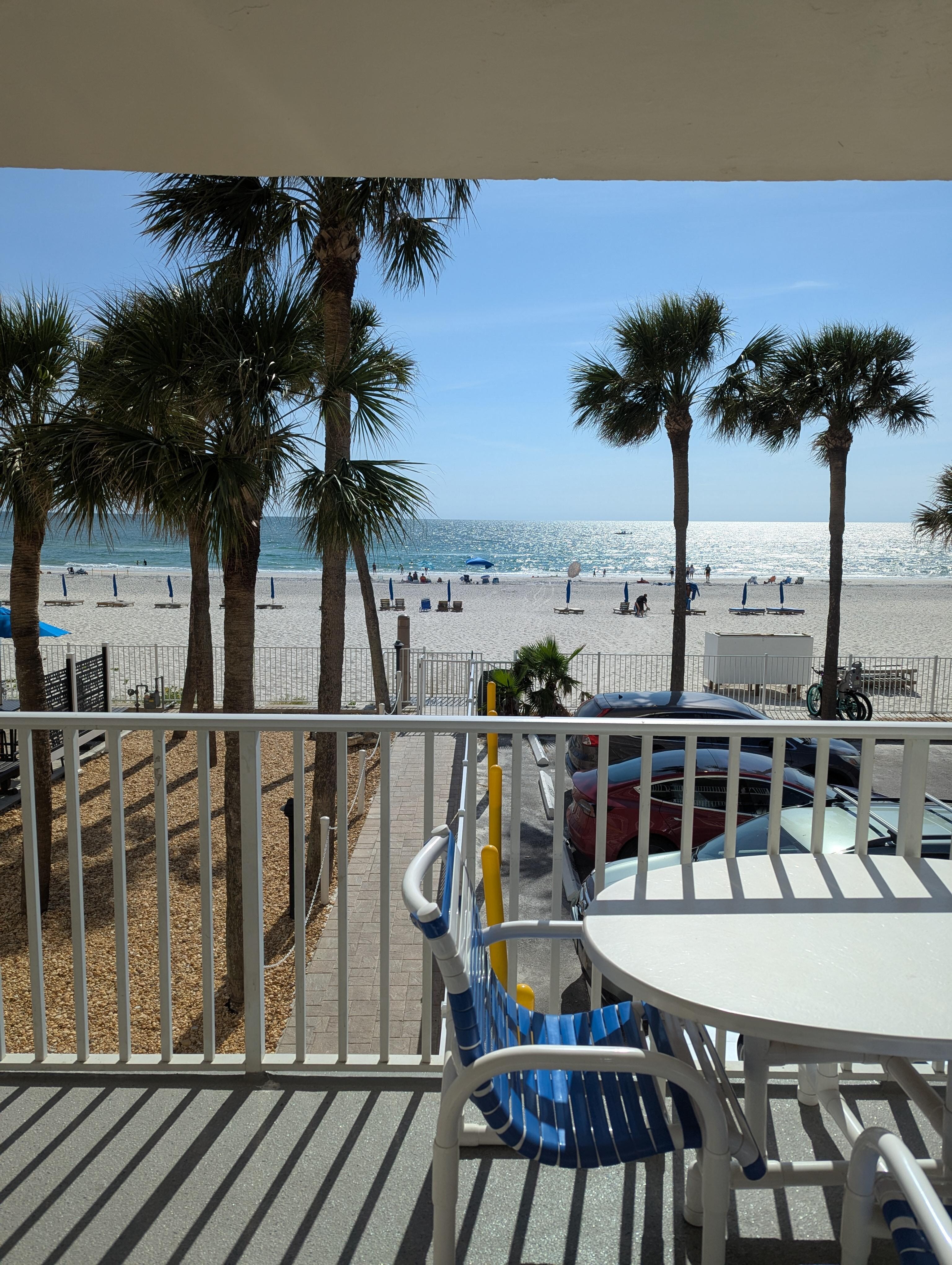 Lovely view from the deck.