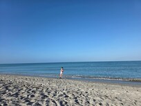 Beach access across the street