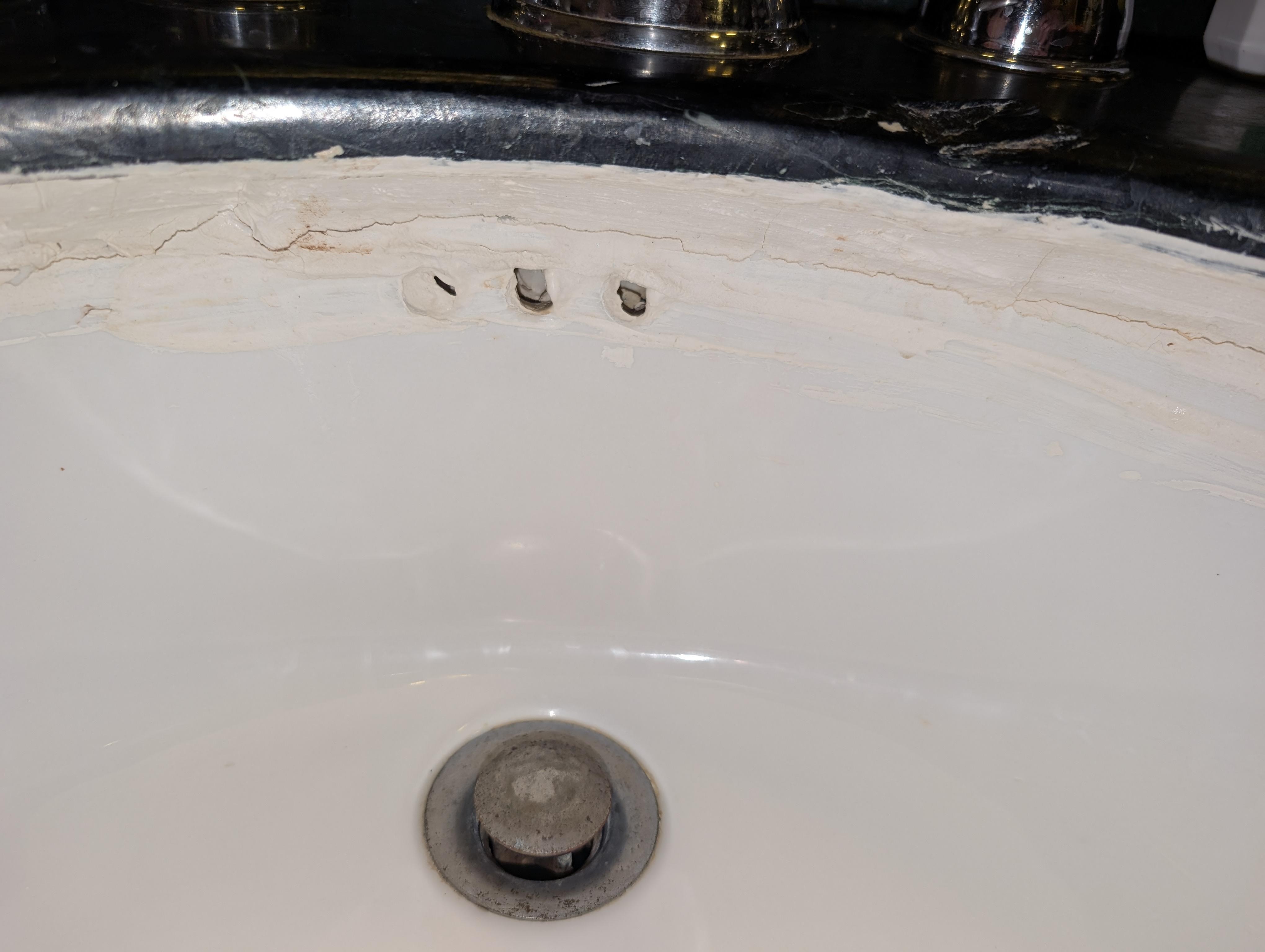 Broken sink